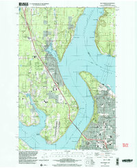 1997 Map of Gig Harbor, WA — High-Res | Pastmaps